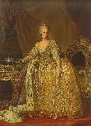 Lorens Pasch the Younger Sophia Magdalene of Brandenburg Kulmbach oil painting